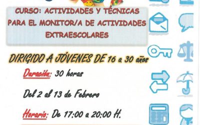 Curso: Actividades y Técnicas para el monitor/a de Actividades Extraescolares
