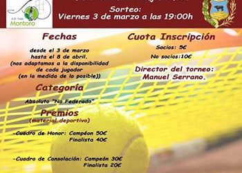 I Torneo de Tenis Semana Santa