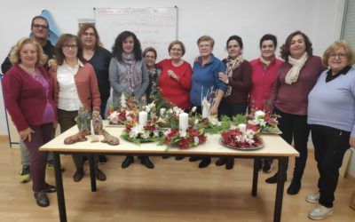 Clausura del Curso de Manualidades «Adornos Navideños» del Programa Tiempo Propio