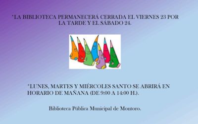 Horario Biblioteca en Semana Santa