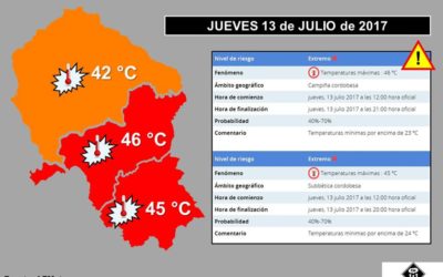 Se mantiene la Alerta Roja hasta el domingo, 16 de Julio, por temperaturas extremas