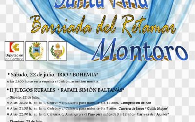 Fiestas en honor a Santa Ana en Montoro