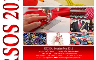 Curso de Corte y Confección del Área de Igualdad