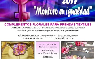 Curso 2017 » Montoro en Igualdad» de Complementos florales para prendas textiles
