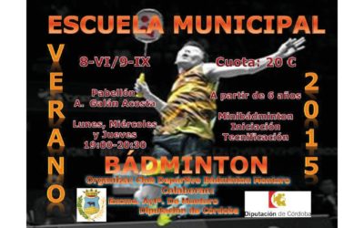 Escuela Municipal de Bádminton Verano 2015