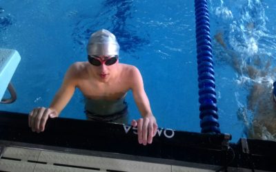 Pablo Moreno Fimia en el Campeonato de Andalucía de Natación