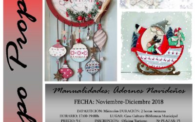 Curso de Formación » Tiempo Propio»: Manualidades, Adornos Navideños