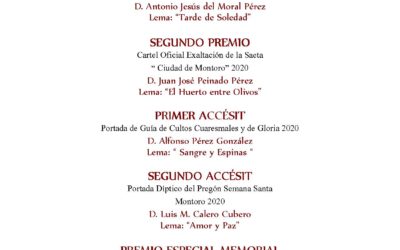 Fallo del Jurado del XXXVIII Concurso Fotográfico Semana Santa de Montoro 2019