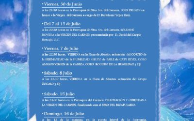 Fiestas en honor a la Virgen del Carmen