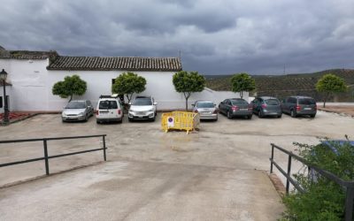 Obras en aparcamientos de la Plaza de Sta. Mª de la Mota