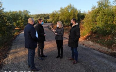 VISITA DIPUTADO A OBRAS DE CARRETERAS EN MONTORO