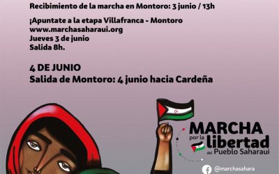 marcha por la libertad del pueblo saharaui