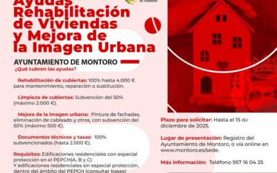 ¡Rehabilita tu vivienda y mejora la imagen urbana de Montoro!